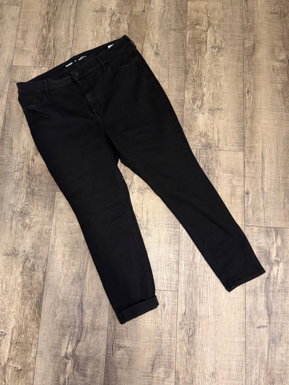 Old Navy Black Straight Leg Jeans